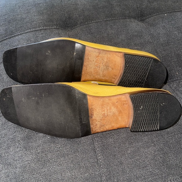 Prada mustard and white loafers - Picture 5 of 7
